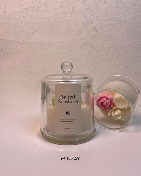 MINZAY Salted Seashore bee-soy wax candle
