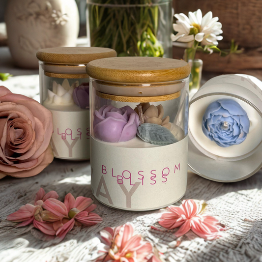 MINZAY artisan scented candle jars in a 200ml size