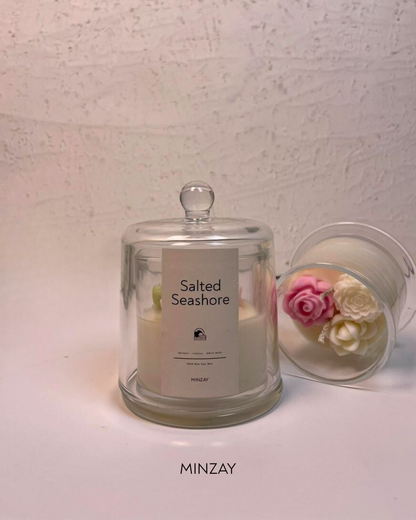 Salted Seashore hand-poured scented candle by MINZAY - view 1 of 2