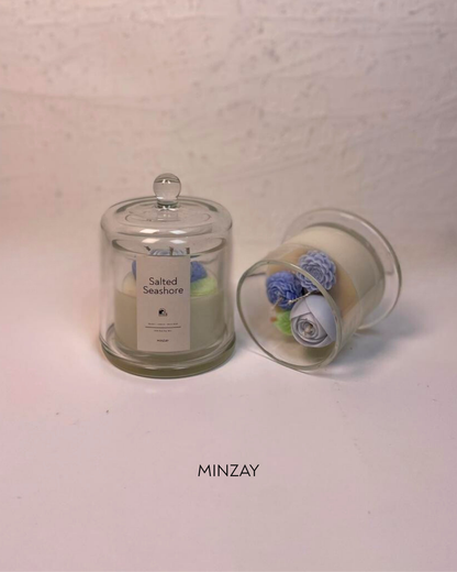 Salted Seashore hand-poured scented candle by MINZAY - view 2 of 2
