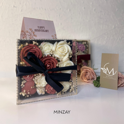 Petal Box hand-poured scented candle by MINZAY - view 2 of 2