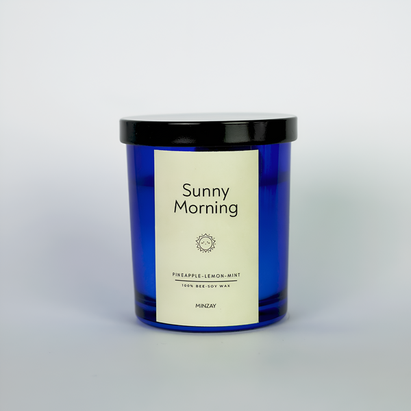 Sunny Morning hand-poured scented candle by MINZAY