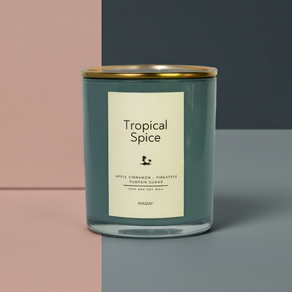 Tropical Spice hand-poured scented candle by MINZAY - view 1 of 3